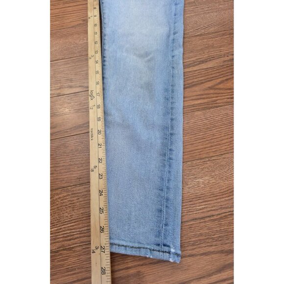 Levi's Wedgie Straight Jeans Women's 25 x 27 High Rise‎ Button Fly Denim Stretch - Picture 8 of 14